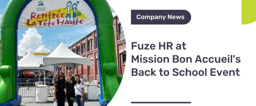 Fuze HR Community Involvement