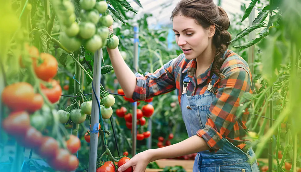 woman working in agriculture season job